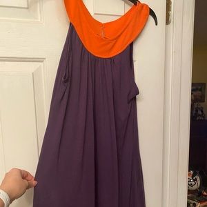 Clemson orange and purple dress